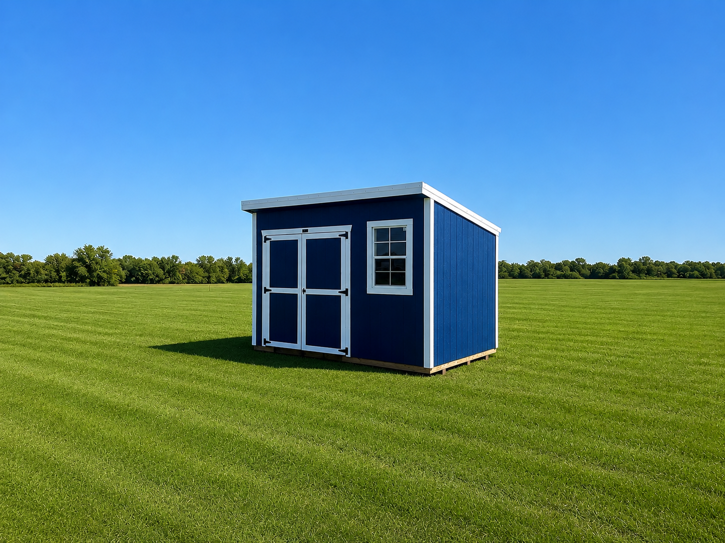 Portable structure displayed by All-American Structures