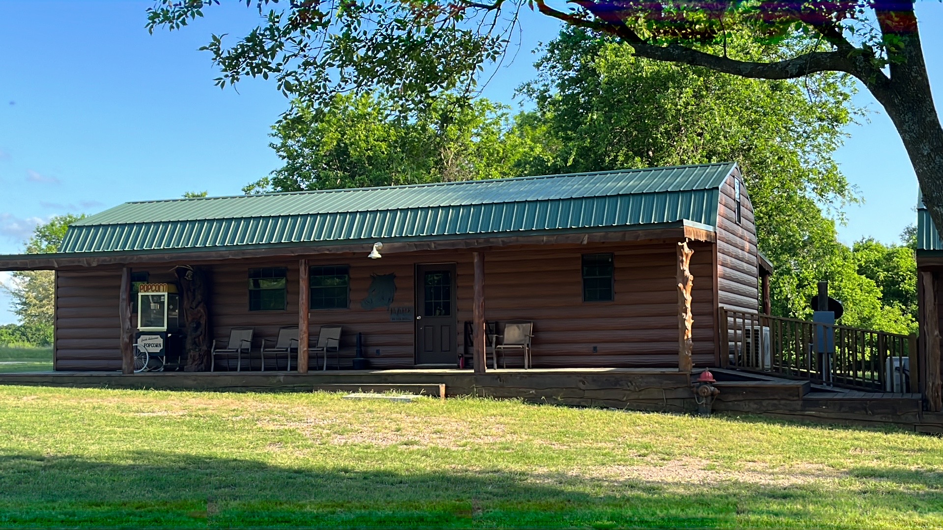 Portable storage building available through All-American Structures
